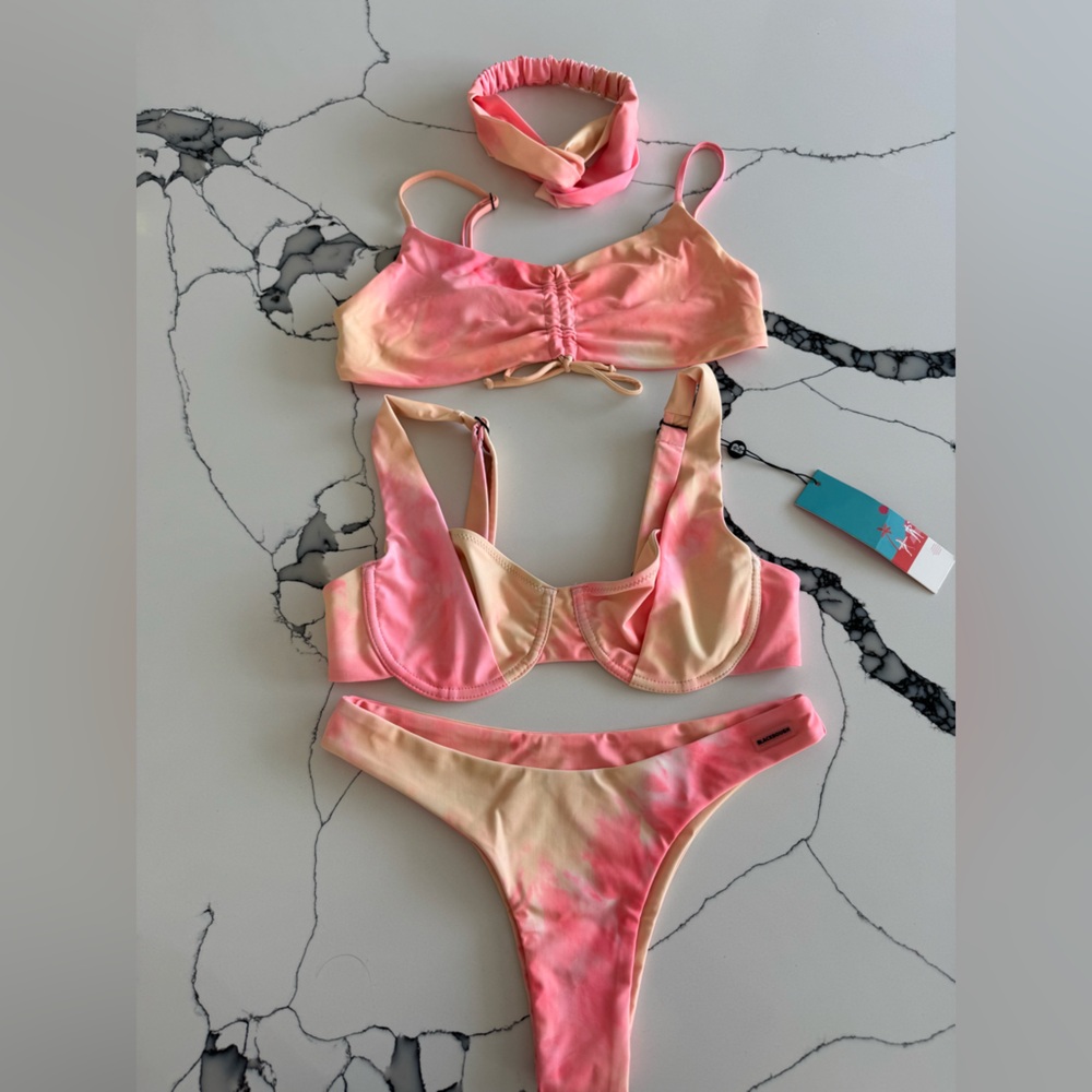 Blackbough lemonade 4 piece swim suit set